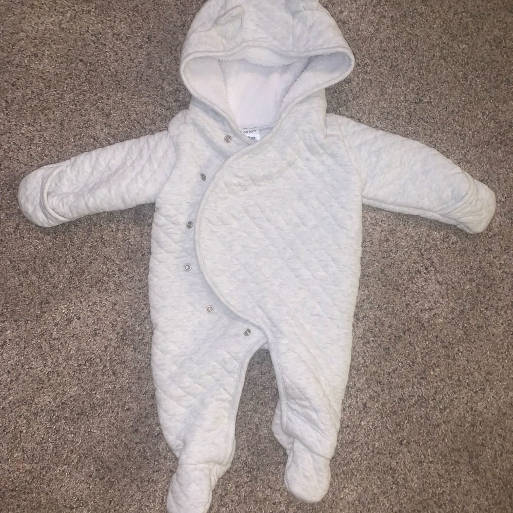 Carters Infant Winter Onesie 3 Months